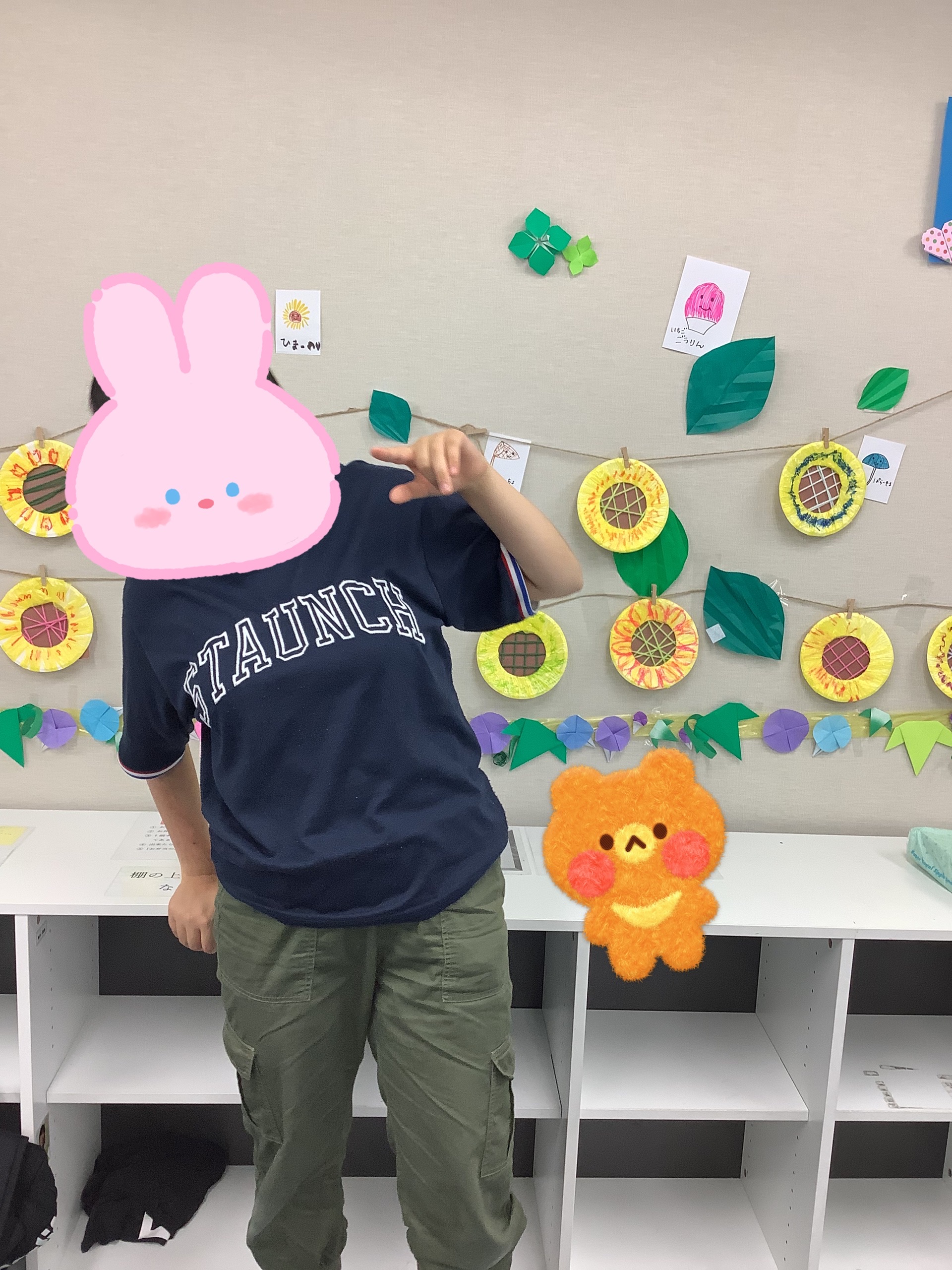 ひまわりを作りました！