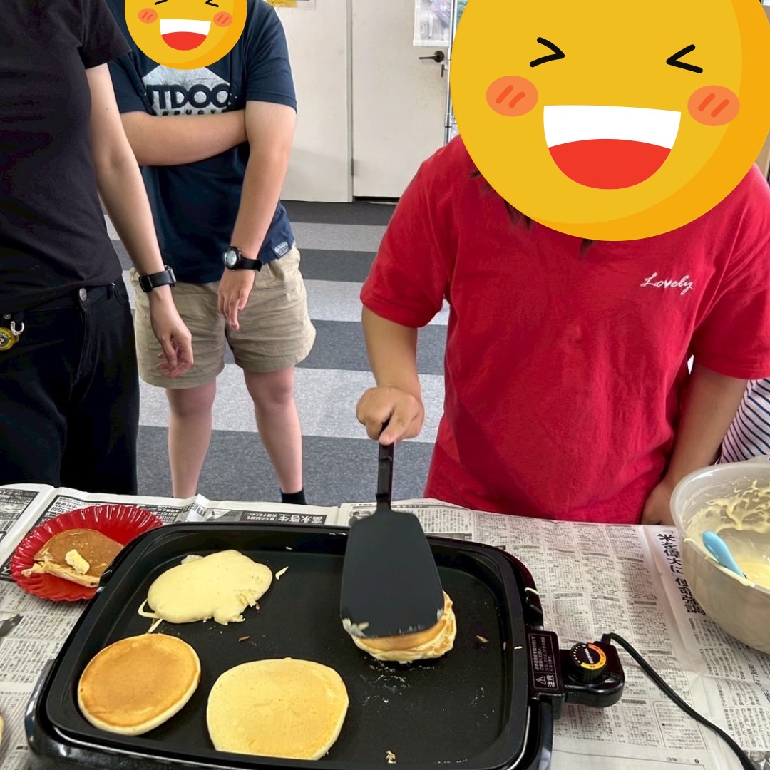 ホットケーキ作り🧁